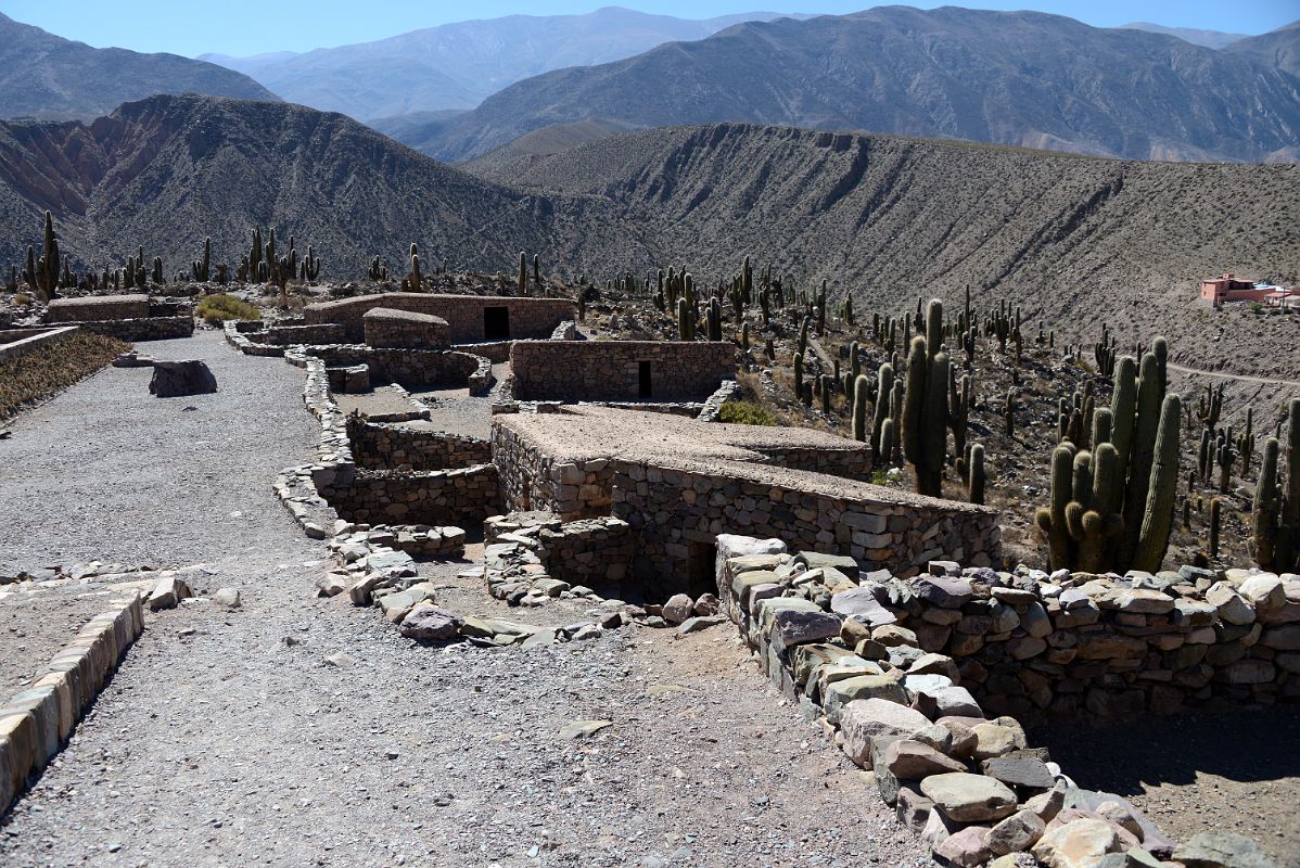 18 Restored Pathway And Buildings From Archaeologists Monument At Pucara de Tilcara In Quebrada De Humahuaca
